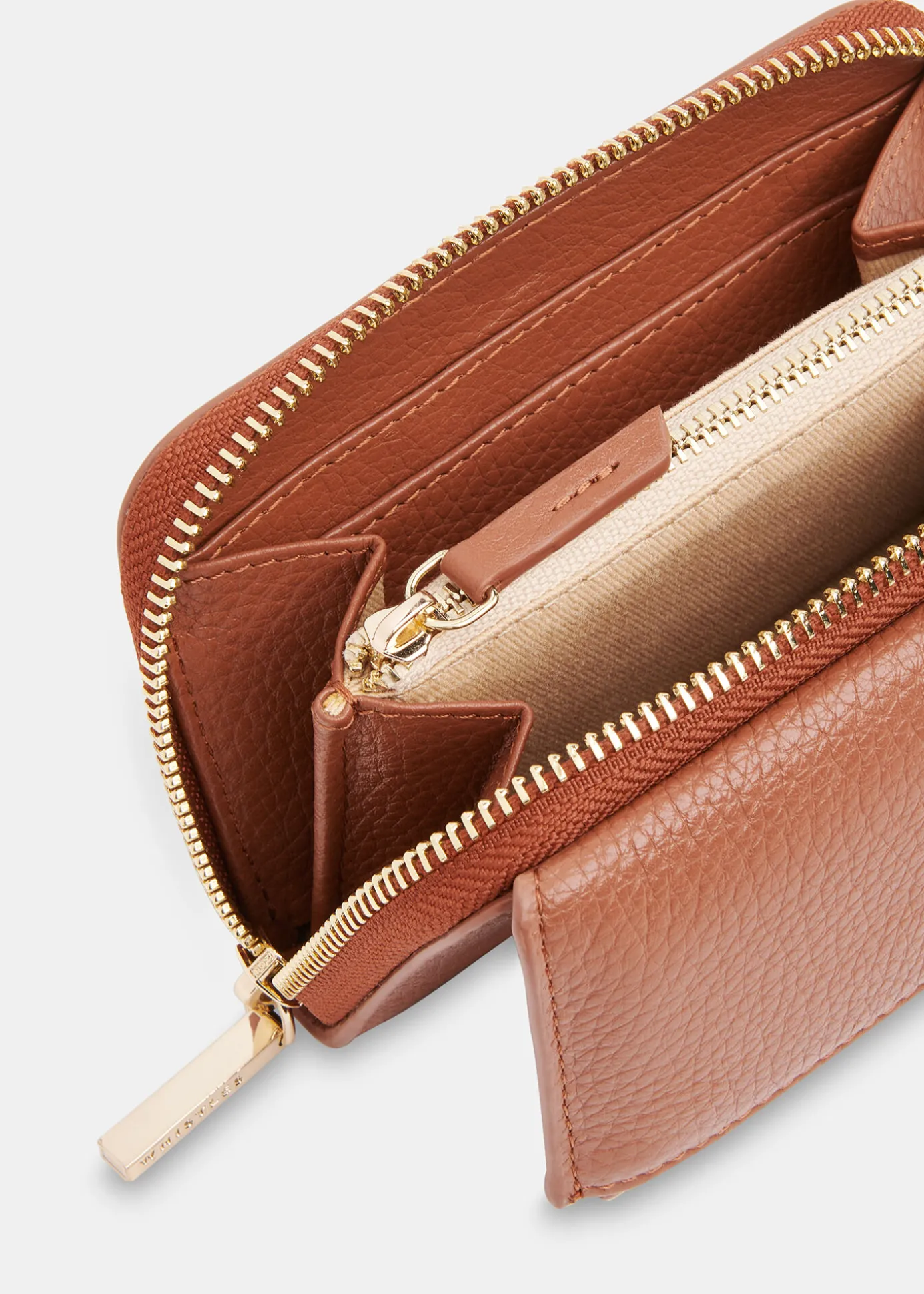 Tan Bibi Zip Purse