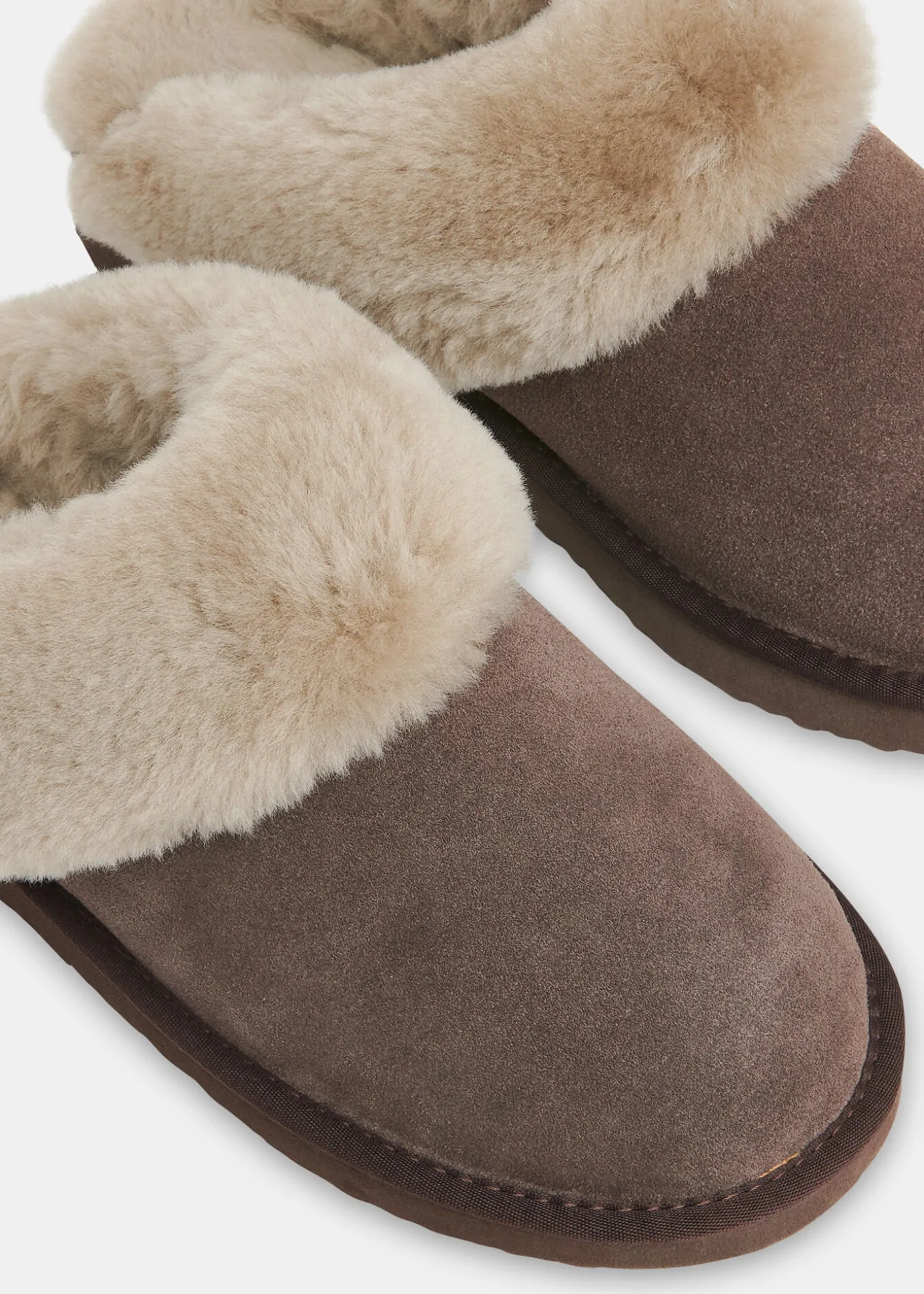 Taupe Emilia Cuff Slipper