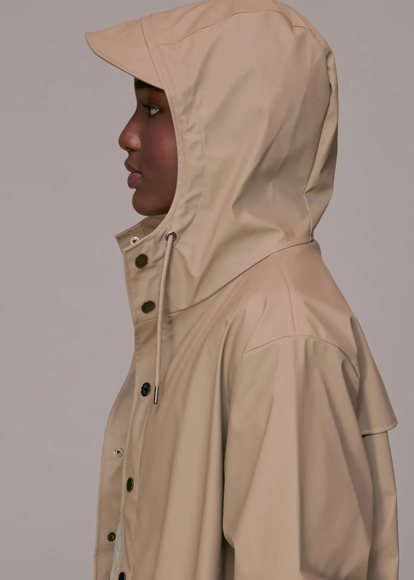Taupe Rains Jacket