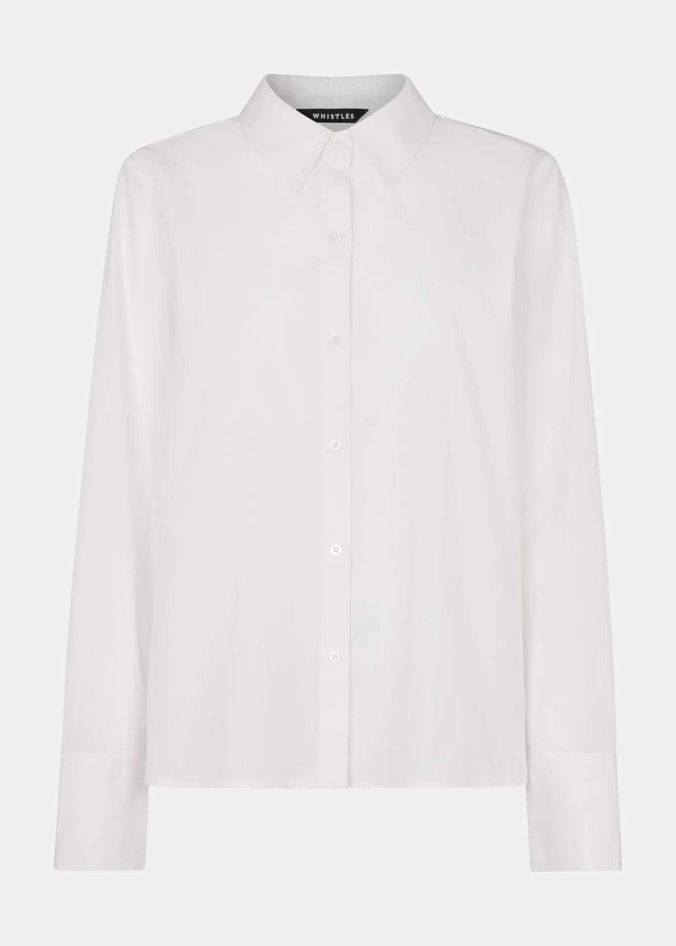 White Boxy Cotton Shirt