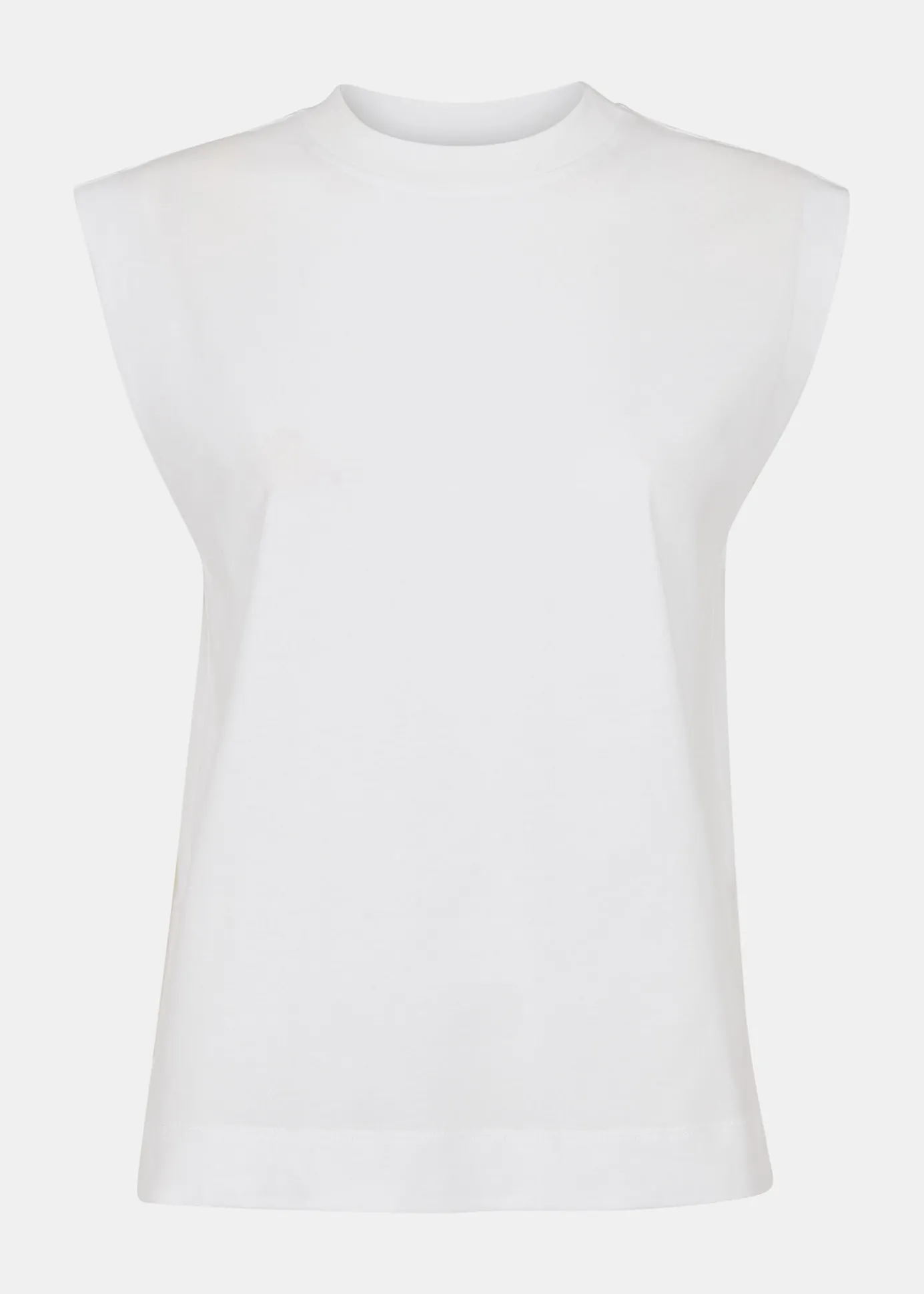 White Edie Sleeveless Vest
