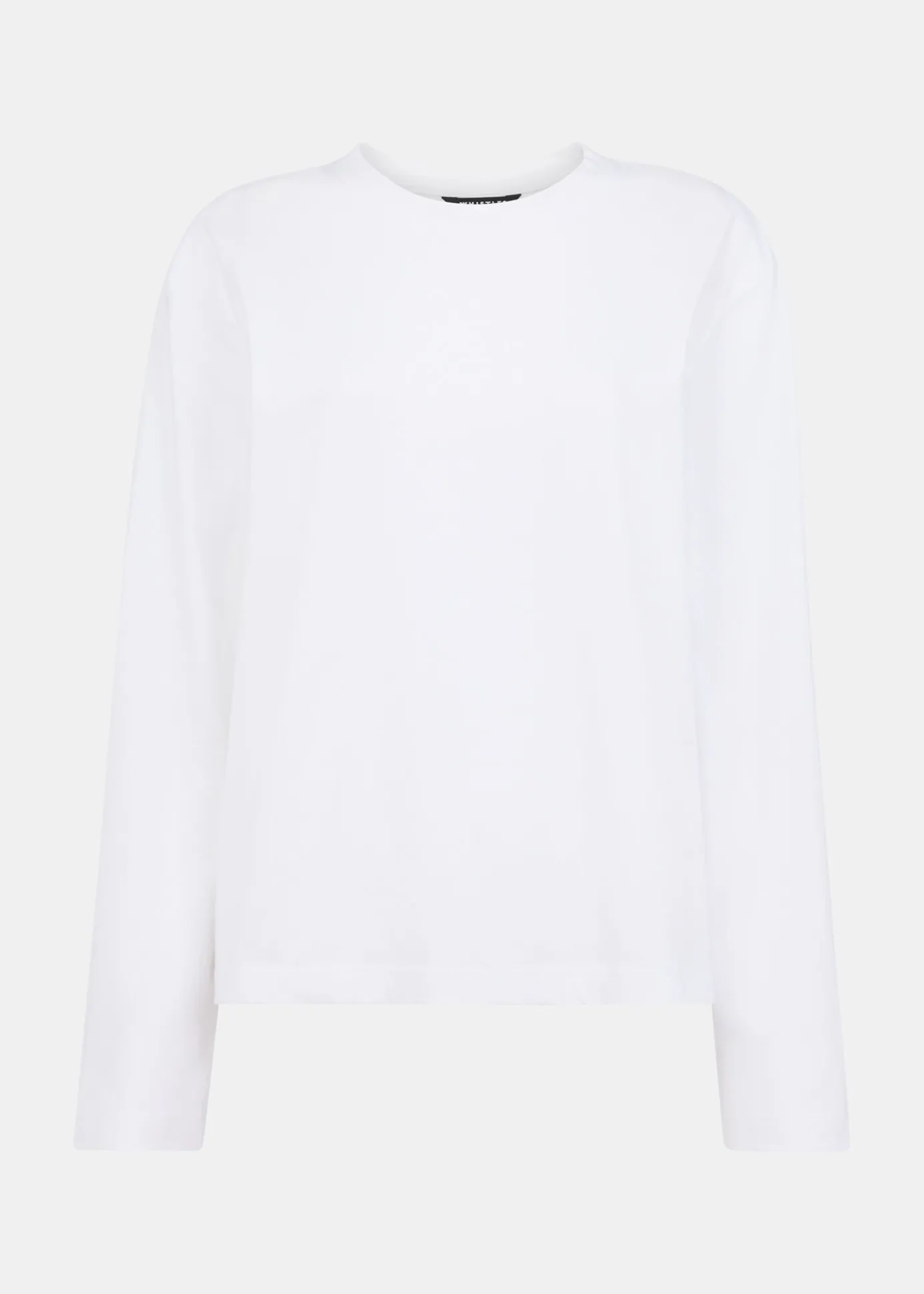 White Relaxed Long Sleeve Tee