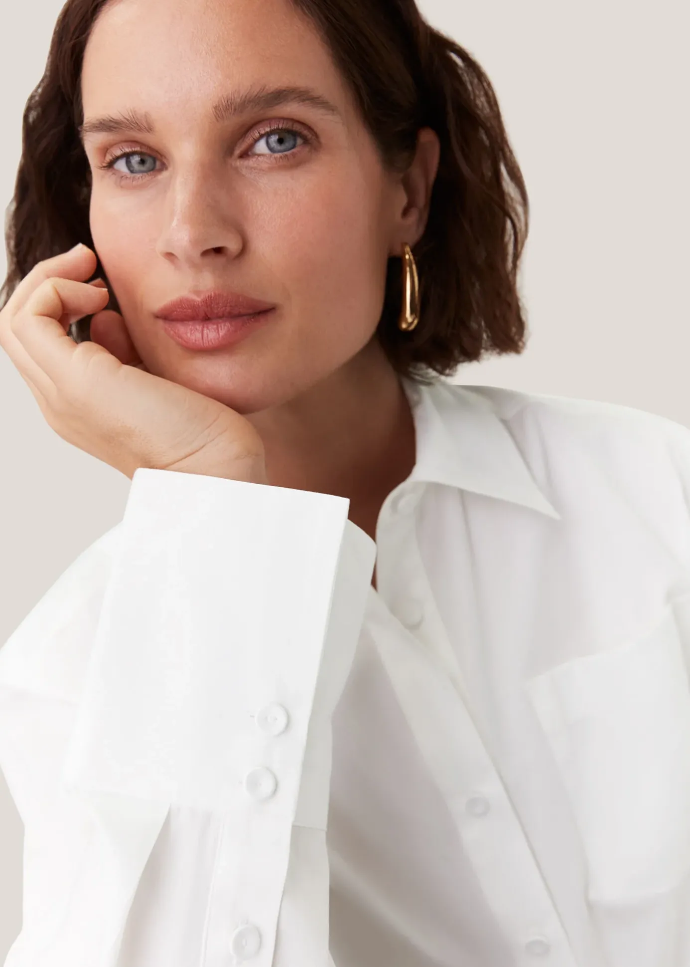 White Serena Cotton Shirt